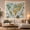 Landmark Animal Map, variant on Stylized World Map with Deep Representing Oceans, Mystical Fantasy for Space Lovers, Galaxy Room Decor, Christmas Gift, Tapestry Wall Hanging for Bedroom and Dorm