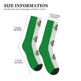 thumbnail image 3 of Men's Mexican-Flag Novelty Athletic Socks Women's Digital Printing Funky Patterned Crew Socks, 3 of 7