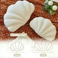 thumbnail image 2 of SUSIELADY Seashell Throw Pillows, Shell Shaped Pillow, Seashell Decorative Pillow, Soft Plush Pillow Sea Couch Decoration, Beige, 13 X 10 inch, 2 of 6
