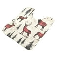 thumbnail image 7 of Yayeee Bath Rug for Bathroom Floor Non Slip Contour Fluffy Soft Absorbent Mat, 20"x24", Plaid Deer, 7 of 7