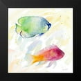 thumbnail image 2 of Loreth, Lanie 12x12 Black Modern Framed Museum Art Print Titled - Tropical Fish Square III, 2 of 5