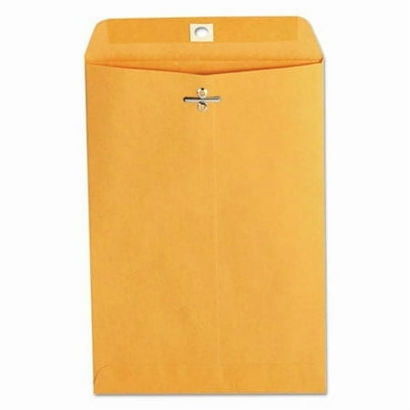 Universal UNV35261 Kraft Clasp Envelope, #63, Square Flap, Clasp/Gummed Closure, 6.5 x 9.5, Brown Kraft, 100/Box