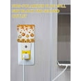 thumbnail image 4 of Fall Night Lights Auto Sensor Orange Pumpkin Plug-in LED Nightlights Dusk to Dawn for Living Room, Bedroom, Stairways Thanksgiving Wall Decor, Fallen Maple Leaves Sunflower Autumn Night Light, 4 of 9