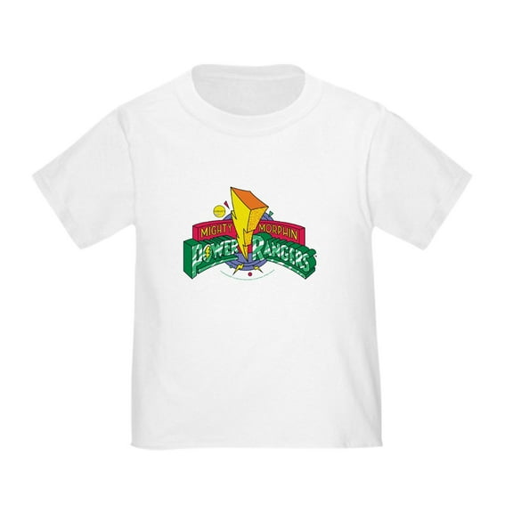 CafePress - Mighty Morphin Power Rangers Logo Toddler T Shirt - Cute Toddler T-Shirt, 100% Cotton
