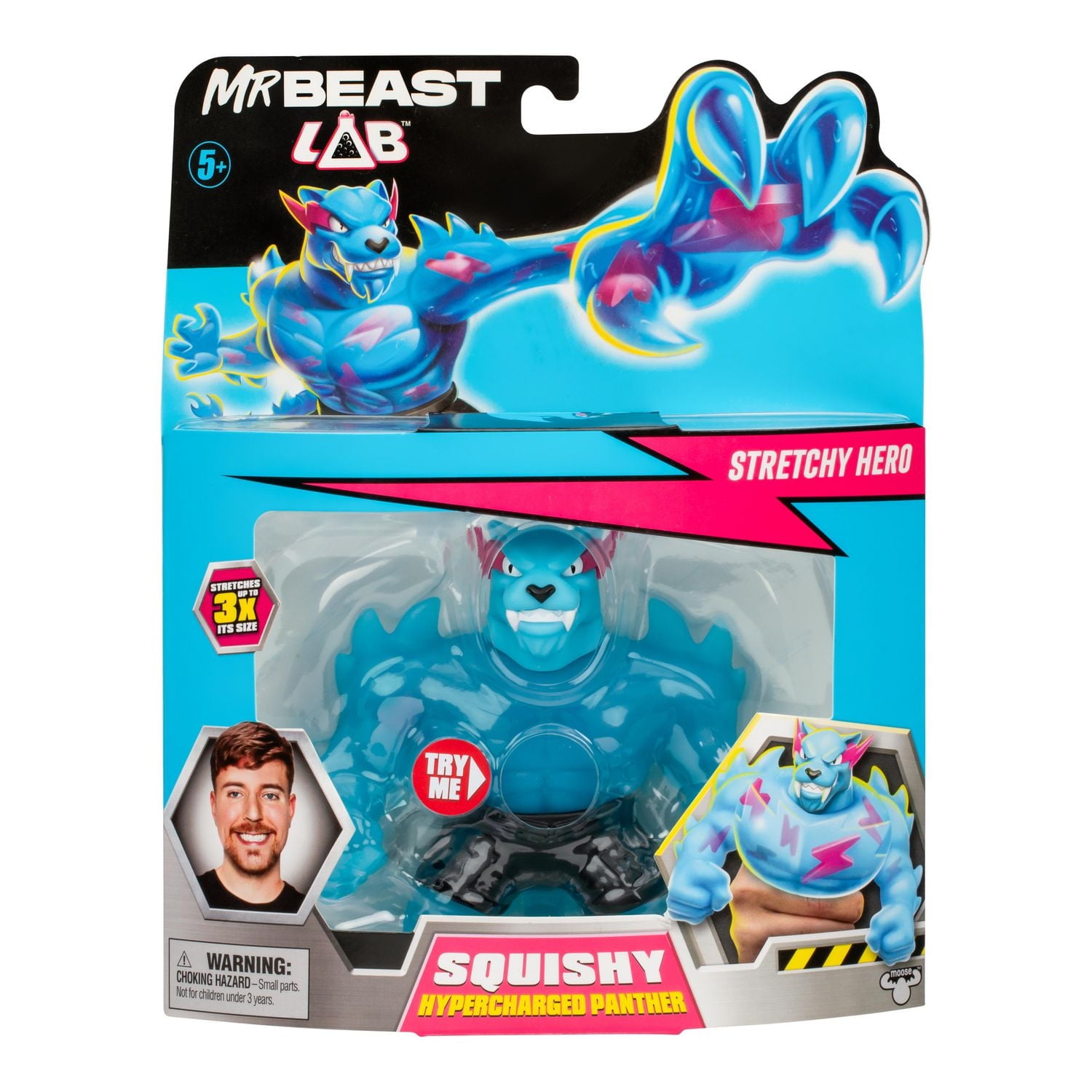 MrBeast Lab Stretchy Figure by Heroes of Goo Jit Zu, Squishy