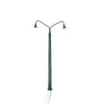thumbnail image 1 of Injueey Modelo de lámpara de vía férrea, farola clásica a escala 1:87, diseño de construcción, luz LED de parque de cabezales, decoraciones Artesanía Verde (luz cálida), 1 of 6