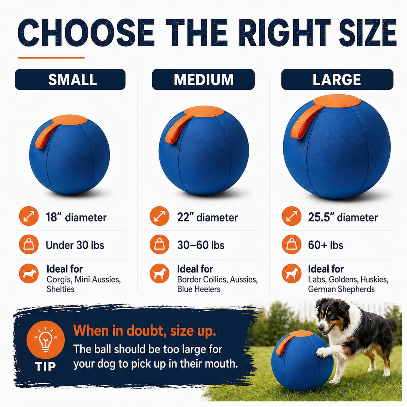 for Dogs 2026 Upgraded Durable and Chew-Resistant Extra-Large Enrichment Ball with A Protective Cover and Air Pump; Suitable for All Dog Breeds.