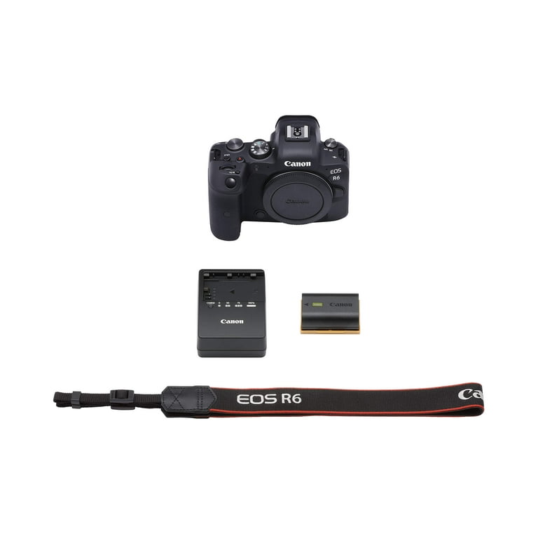Canon EOS R6 Camera, 4K Video, Full-Frame CMOS, DIGIC X, Dual SD