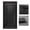 Black, variant on Art3d 12-Pack 24"x48"Drop Ceiling Tiles in White