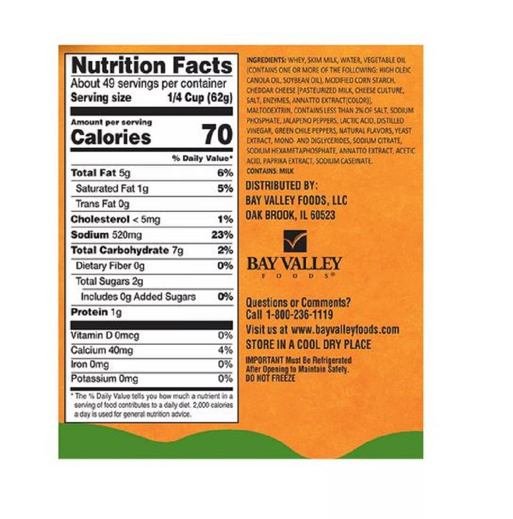 Bay Valley Nacho Cheese Sauce (106 oz.)