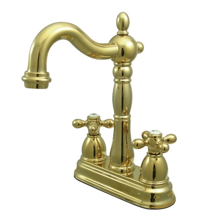 UPC 663370023279 product image for Kingston Brass KB1492AX Heritage Two-Handle Bar Faucet  Polished Brass | upcitemdb.com
