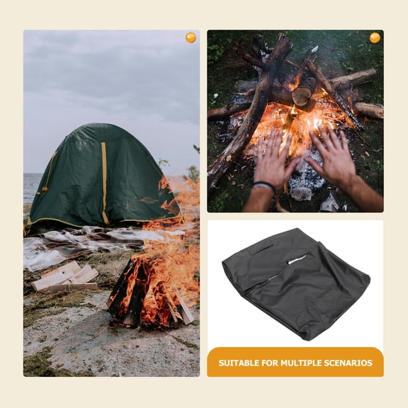 Milisten Heavy Duty Outdoor and Fireplace Cover 82x82x61cm, Patio and Camping