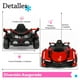 thumbnail image 4 of Montable Eléctrico The Baby Shop - go kart eléctrico, control remoto, 12v, luz, sonido Rojo -, 4 of 6
