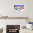 thumbnail image 3 of Stupell Industries Beach Umbrellas on Shore Landscape Photography Unframed Art Print Wall Art, 19 x 13, 3 of 7