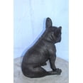 thumbnail image 6 of Nifao Bronze Statue of French Bulldog Sitting, Elegant Canine Decor – Home Decor Sculpture, 12"L x 12"W x 17"H, 6 of 10
