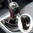 thumbnail image 3 of 5 Manual Knob Stick Shifter Lever Stitching , Black, 1.5cm, 3 of 8