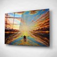 thumbnail image 2 of Epic Art 'Boat Sunset ' by Jan Kasparec, Acrylic Glass Wall Art, 16"x12", 2 of 3