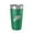 Green, variant on Lake Kampeska Map Tumbler Travel Mug Insulated Laser Engraved Coffee Cup South Dakota 20 oz Coral