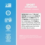 Nuun Sport Electrolytes Hydration Drink Mix Tablets, Strawberry Lemonade, 30 Servings