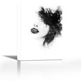 thumbnail image 1 of Shadow Girl - Contemporary Fine Art Giclee on Canvas Gallery Wrap - wall décor - Art painting - 19 x 27 Inch - Ready to Hang, 1 of 2