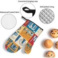 thumbnail image 4 of I Love London Print Oven Mitts and Pot Holders Sets 4 Piece Set Kitchen Women Men Cooking Baking Microwave Heat Resistant, 4 of 6