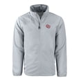 thumbnail image 2 of Men's Cutter & Buck  Gray Oklahoma Sooners Vault Charter Eco Recycled Full-Zip Jacket, 2 of 3
