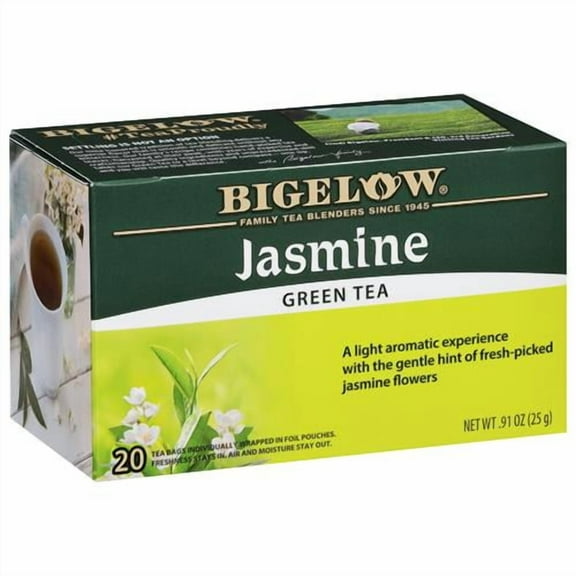 Bigelow Tea Jasmine Green Tea 20 Count (Pack Of 1) - Pack of 2