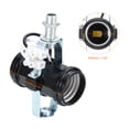 thumbnail image 2 of Unique Bargains E27 Double Base Bulb Socket Adapter M10 Thread Lamp Holder 2 Light Socket 2 Pack, 2 of 4