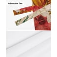 thumbnail image 6 of Toucan Flower Fruit Pineapple Map Window Valance Curtain Kitchen Cafe Short Curtains Living Room Tie-Up Valance Curtain, 6 of 6