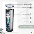 thumbnail image 6 of Insulated Vacuum Coffee Mug Alice in Wonderland Stainless Steel Cup Tumbler Double Wall 20oz, 6 of 8