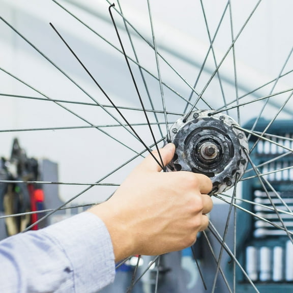 Raindrops Mountain Bike Steel Spokes 11.3x0.08x0.08in 36Pcs for Bicycle Assembly and Durability