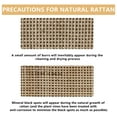 thumbnail image 2 of Homy Casa 51.18 Inch 6 Drawers Rattan Storage Cabinet Rattan Drawer for Bedroom Living Room, Natural, 2 of 5