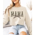 thumbnail image 3 of Trendy Camo Mama Sweatshirt - Distressed Camouflage Sweater for Mom - Coquette Bow Pullover Sand Sweatshirt Adult X-Large, 3 of 7
