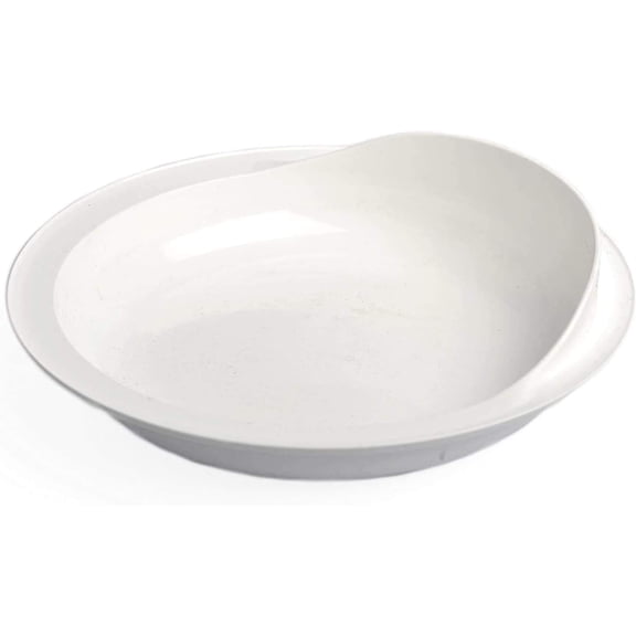 Providence Spillproof Co. Scoop Plate 9" White