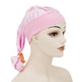 thumbnail image 4 of Gorro De Dormir De Satén Gorro De Noche De Pelo Elástico Gorro De Dormir Largo Para Mujeres Y Niñas Inevent AP007898-06, 4 of 6