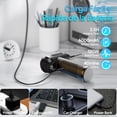 thumbnail image 4 of Aspiradora de Mano & Plumero de Aire, 2en1 Aspiradora Inalámbrica de 3 Velocidades con Batería Recargable de 6000mAh, 50000RPM Aire Comprimido con Luz LED, Para Limpiar Computadora,Coche,Hogar,Oficina, 4 of 5
