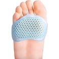 thumbnail image 1 of Paquete de 8 almohadillas metatarsianas para hombres y mujeres, almohadillas de silicona para pies para neuroma de Morton, callos, metatarsiano (azul) Sincero Electrónica, 1 of 5