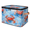Multicolor 6, variant on Nautical Coastal Storage Bins with Zipper Lid Fabric Storage Baskets Boxes Crayfish Seashell Washable Foldable Clothes Organizer Container with Leather Handles for Shelves Closet