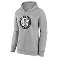thumbnail image 2 of Women's Gray Brooklyn Nets Alternate Logo Pullover Hoodie, 2 of 3