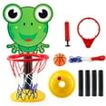 thumbnail image 1 of 1 Ensemble de Jouets Support de Basketball Réglable avec Filets de Base Panier Stable Stimuler le Potentiel Sportif Gonfleur Petit Singe Jouets de Basketball Jouets d'Intérieur, 1 of 10