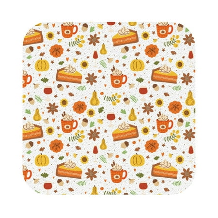 

Adobk Autumn Print Leather Coasters for Drinks(6 Pack) Durable Drink Coasters Set Luxurious Home Décor and Housewarming Gift Square
