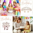 thumbnail image 5 of Rose Gold 13th Birthday Decoration Kit, Including Birthday Sash, Crown, Happy Birthday Letters Balloons, Cake Topper and Candles, 5 of 6