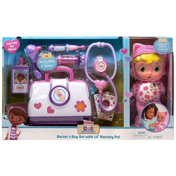 Disney Pet Rescue Doctor'S Bag Set W Ith Lil' Nursery Pal Playset [Lil' Kitty]