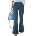 thumbnail image 2 of TRUBKH Corduroy Pants Women Wide Leg Sweat Pants Concert Pants for Women Baggy Corduroy Pants Women Womens Pants Trendy High Waisted Cargo Pants Blue M, 2 of 4