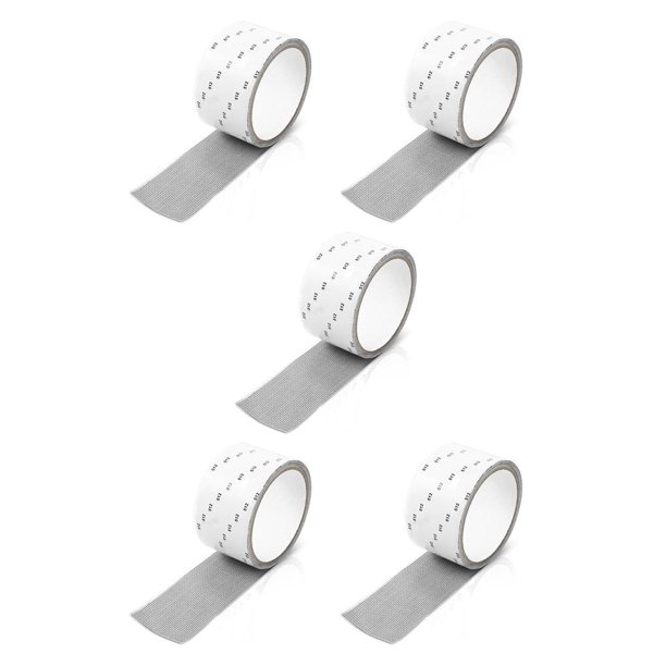 Monstrate Cinta de reparación de parche de pantalla de malla para ventana, cinta transpirable de fibra de vidrio de 3 capas para puerta, cintas para Type5 NO5 Monstrate CBP040283