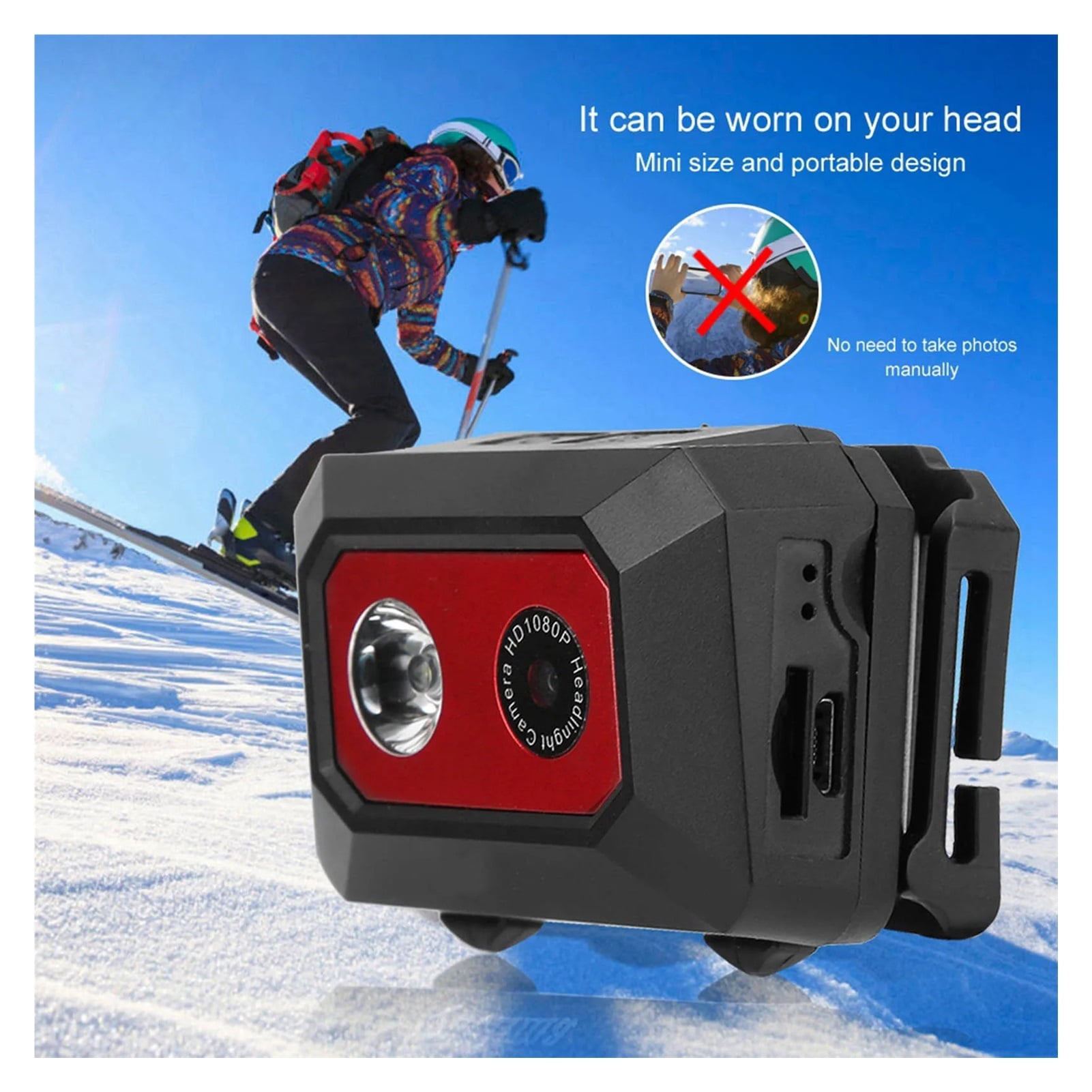 Action Camera Action Video Camera Super HD 1080P DV Sports Camera Head Mounted Action Video Camcorder DVR Recorder Sports Camera