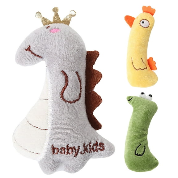 SPRING PARK Cat Toys with Mint Interactive Plush Cat Toy Cute Catnip Kitten Toys Cat Entertaining Toys Set for Cat Kitten Teeth Cleaning Playing Chewing and Grinding Claw