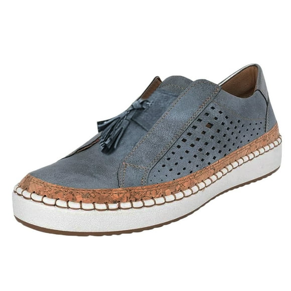Women's Fashion Fringe Hollow-Out Flat Dress Shoes for Women with Arch Support Flat Dressy Shoes for Women Comfortable On Flat Shoes Comfortable Flat Shoes for Women Wide Width2 Womens