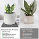 thumbnail image 5 of Diatomaceous Earth Plant Tray Square Potted Dripping Stone Tray, 5 of 5