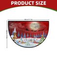 thumbnail image 3 of Produits Textiles de Maison Tapis de Porte Demi-Rond de Noël Togggan Rouge Demi-Cercle Tapis de Porte Antidérapant Tapis Doux pour Extérieur Entrée de Garage Patio, 3 of 8